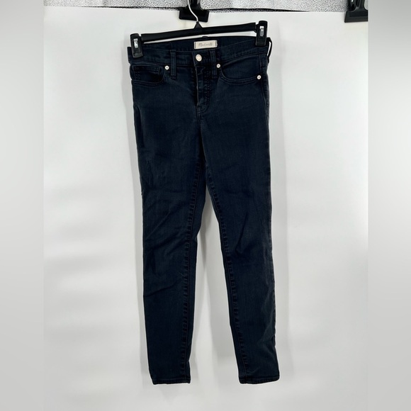 Madewell 9” high rise skinny blue jeans size 26 - Picture 3 of 11